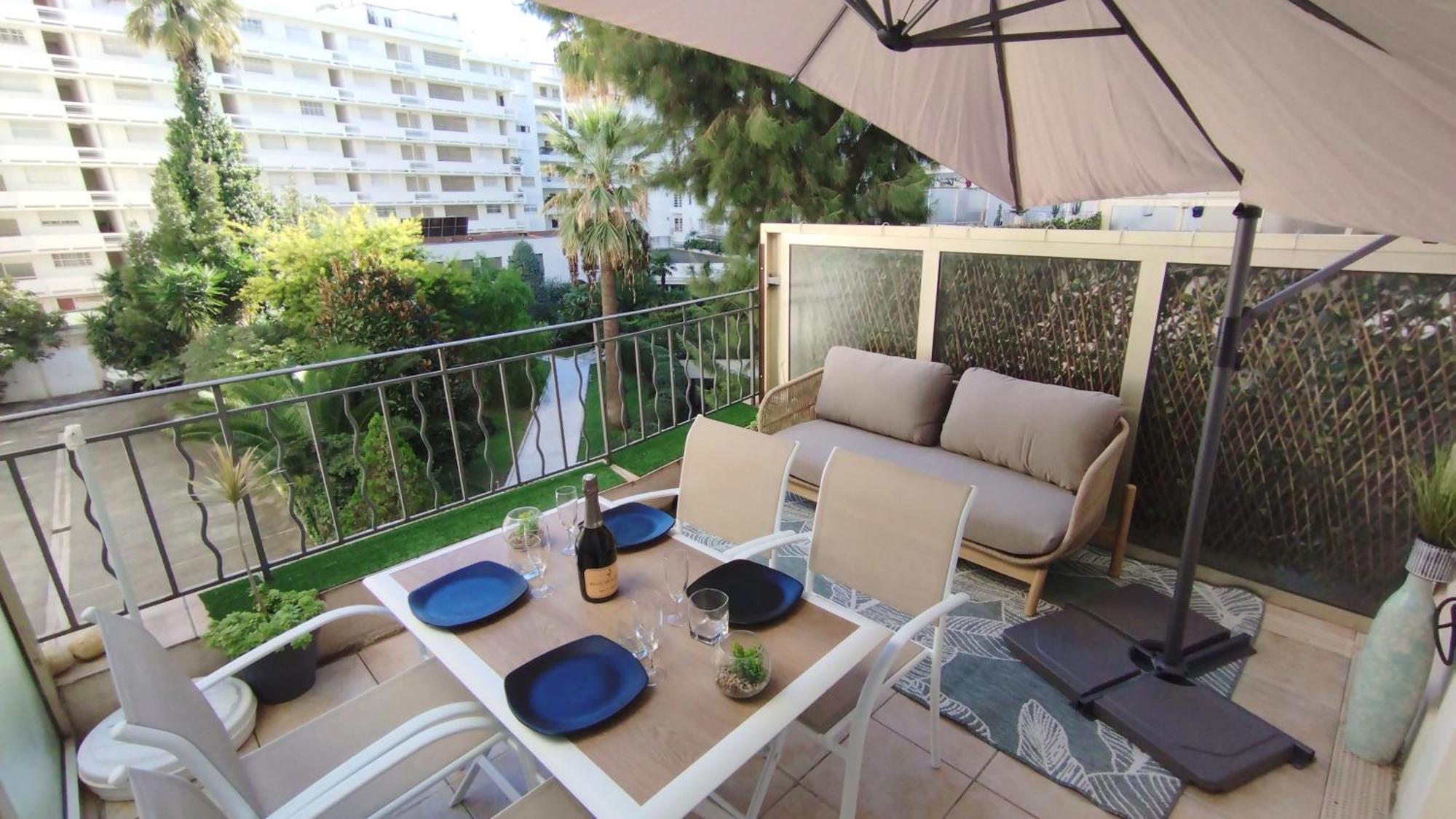 Mythique Miramar Cannes Croisette Terrasse Clim Parking Wifi エクステリア 写真